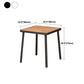 Square Dining Table Industrial Reclaimed Wood Dining Table with 4 Legs