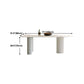 Modern Indoor White Table for Restaurant Sintered Stone Top Dining Table Clearhalo ' dining_table' 'Dining Tables & Seating' 'Dining Tables' 'furn' 'furn_dining_table' 'Furniture' 'furniture_dining_table' 'Kitchen & Dining Furniture' 'kitchen&dining_furn' 'kitchen' 'kitchen_dining_table' 1200x1200_95194799-3e43-4497-8c09-87d089176299