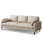 Scandinavian Faux Leather Sofa with Pillow Top Arms for 3 People Clearhalo 'furn' 'furn_sofas' 'Furniture' 'Living Room Furniture' 'Sofa' 'sofas' 1200x1200_951cd7cc-58ac-4a66-a583-f09491272462