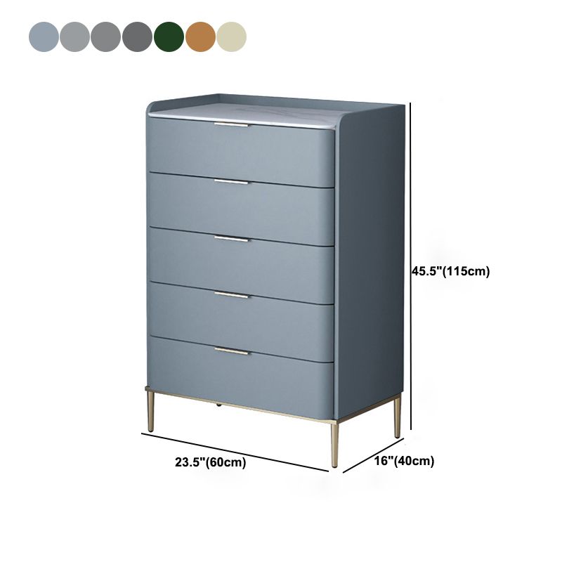 Testa di accento moderno da 15,74 "con cassetti 3/4/5 per le gambe dritte.