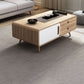 Table basse simple Natural 1 Table de cocktail moderne à 1 porte avec rangement