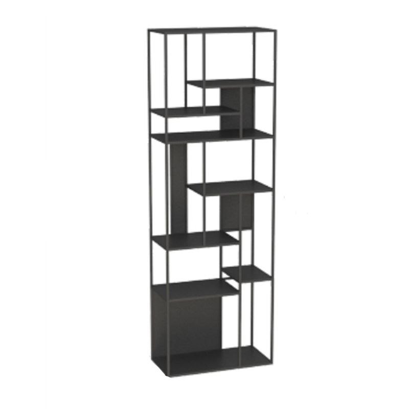 Modern Open Bookcase with Metal Rectangular Shelves for Office Clearhalo 'Bookcases' 'furn' 'furn_bookcases' 'Furniture' 'furniture_bookcases' 'kitchen' 'kitchen_bookcases' 'Living Room Furniture' 'Office Furniture' 1200x1200_95229ee7-7ad2-4ddc-86ab-49683d91e4dd