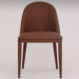 Contemporary Parsons Chair Faux Leather Kitchen Dining Armless Chair