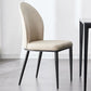 Industrial Side Chair Solid Back Metal Dining Room Chair for Dining Room