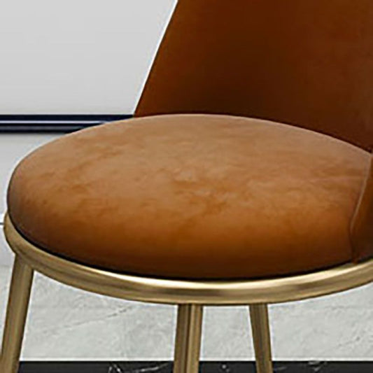 Scandinavian Design Solid Back Armless Dining Chairs Upholstered Dining Side Chair Clearhalo ' kitchen&dining_furn' 'Dining Chairs' 'Dining Tables & Seating' 'dining_chair' 'furn' 'furn_dining_chair' 'Furniture' 'furniture_dining_chair' 'Kitchen & Dining Furniture' 'kitchen' 1200x1200_95245907-a8a1-46d9-a167-f60167d4ff1e