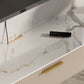 Console portaoggetti chiusa Console multimediale TV mobile con cassetti