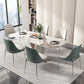 Nordic Style Green Side Chair Gold Base Side Dining Chair for Home Use Clearhalo 'Dining Chairs' 'Dining Tables & Seating' 'dining_chair' 'furn' 'furn_dining_chair' 'Furniture' 'Kitchen & Dining Furniture' 1200x1200_9527d920-f36d-457b-ad40-b6ff0a3b4097