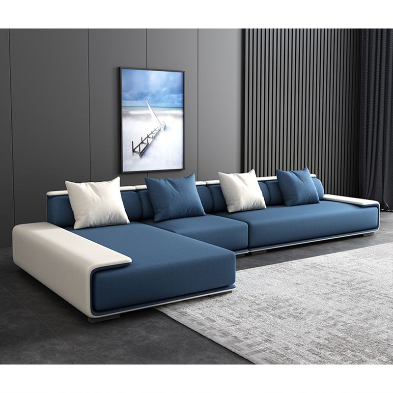 Contemporary Sofa141.73" L X 70.86" W X 29.52" H Armless Sectional for Apartment Clearhalo 'furn' 'furn_sectionals' 'Furniture' 'furniture_sectionals' 'Living Room Furniture' 'Sectionals' 1200x1200_952ba77c-4a5d-4dad-bf11-e76740d5bc96