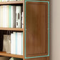 Modern Bamboo Shelf Bookcase Brown Closed Back Book Shelf for Study Room Clearhalo 'Bookcases' 'furn' 'furn_bookcases' 'Furniture' 'Office Furniture' 1200x1200_952c5fbe-0a94-4cee-8022-bdff3de8bdf3