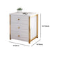 Modern Style Plate Countertop Metal Frame White/wood/walnut/off-white Nightstand