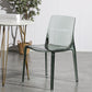 Contemporary Kitchen Dining Side Chair Plastic Stackable Chair