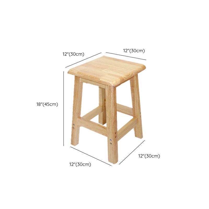Industrial Solid Wood Bar Stool Backless Counter Stool for Restaurant Clearhalo 'Bar Furniture' 'Bar Stools' 'bar_stools' 'furn' 'furn_bar_stools' 'Furniture' 'Kitchen & Dining Furniture' 1200x1200_952f416c-8b14-4c9b-b2ae-eaabddb999ca