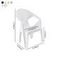 Contemporary Style Stacking Dining Chair Slat Back Plastic Dining Arm Chairs Clearhalo ' kitchen&dining_furn' 'Dining Chairs' 'Dining Tables & Seating' 'dining_chair' 'furn' 'furn_dining_chair' 'Furniture' 'furniture_dining_chair' 'Kitchen & Dining Furniture' 'kitchen' 1200x1200_952f6282-e5ce-488b-918b-b67934acc03f