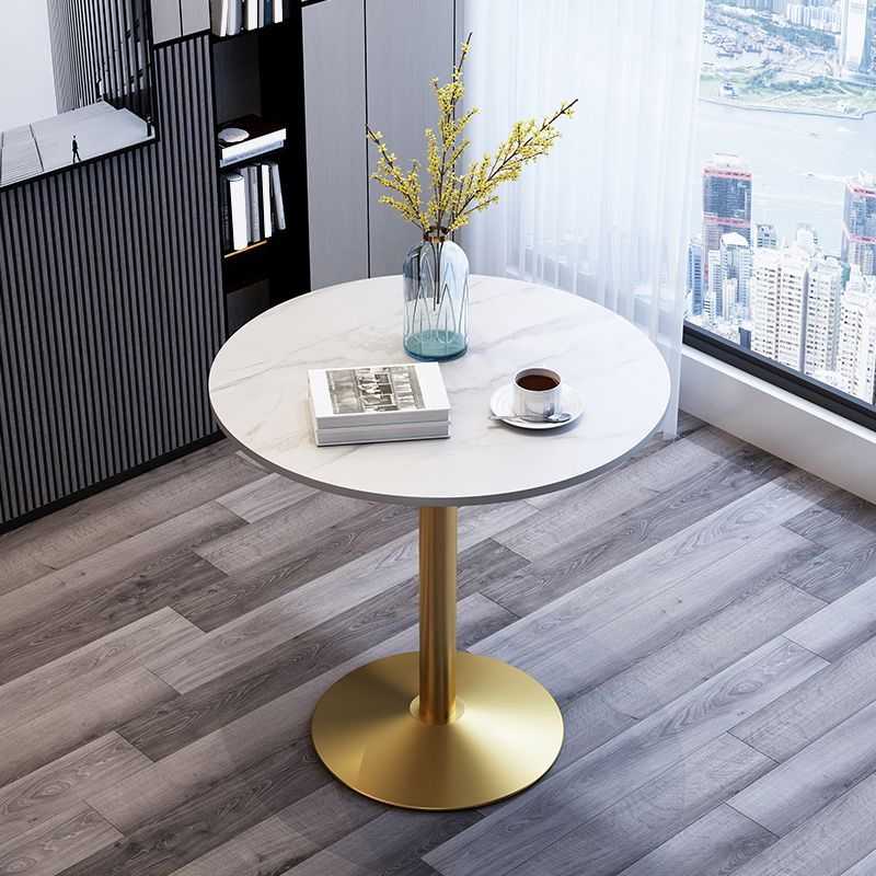 Moderner Tulpen-Esstisch aus gesintertem Stein, runder Tisch für das Esszimmer