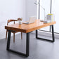 29 "H Industrieel Writing Desk rechthoekig vaste houten bureau