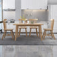 Modern Wood Table Set of 5/7 with Rectangle Table Dining Set with Winsor Chairs Clearhalo 'Dining Room Sets' 'Dining Tables & Seating' 'dining_room_set' 'furn' 'furn_dining_room_set' 'Furniture' 'furniture_dining_room_set' 'Kitchen & Dining Furniture' 'kitchen&dining_furn' 'kitchen' 1200x1200_953424dc-5231-441d-a6b5-e6df502f3933