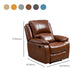 Solid Color Recliner Chair Massage Stain Resistant Standard Recliner