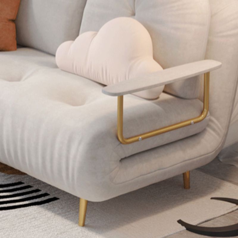 Luxurious Full/Queen Convertible Sofa Tufted Upholstery Sofa Bed Clearhalo 'furn' 'furn_futons' 'Furniture' 'Futons & Daybeds' 'Futons' 'Living Room Furniture' 1200x1200_95349681-30a0-44c6-8eb4-99c48b3ae219