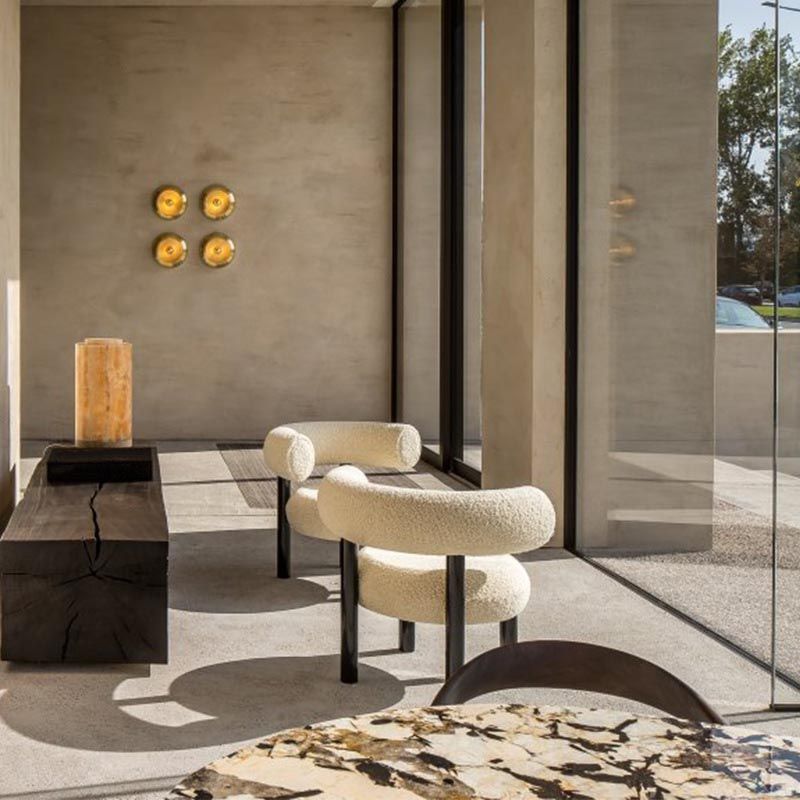 Contemporary Linen Dining Chair Open Back Dining Side Furniture in Matte Finish Clearhalo 'Dining Chairs' 'Dining Tables & Seating' 'dining_chair' 'furn' 'furn_dining_chair' 'Furniture' 'Kitchen & Dining Furniture' 1200x1200_9534a504-f81d-4dbd-bd35-0fd5c8007f5c