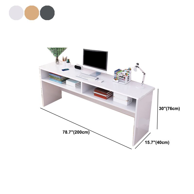 Parsons Modern Computer Desk Rectangular Solid Wood Writing Desk Clearhalo 'furn' 'furn_office_desk' 'Furniture' 'Office Desks' 'Office Furniture' 'office_desk' 1200x1200_9535156d-0f85-428f-96c2-95ab769349b4