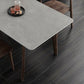 Stone Top Dining Table Mid-Century Modern Dining Table with 4 Legs Clearhalo 'Dining Tables & Seating' 'Dining Tables' 'dining_table' 'furn' 'furn_dining_table' 'Furniture' 'furniture_dining_table' 'Kitchen & Dining Furniture' 'kitchen' 'kitchen_dining_table' 1200x1200_9542e1f3-60fd-420b-912f-4091e1cbddcc