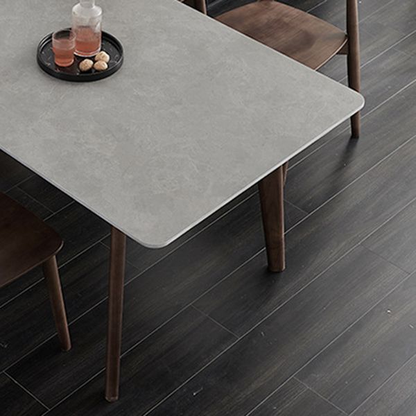 Stone Top Dining Table Mid-Century Modern Dining Table with 4 Legs Clearhalo 'Dining Tables & Seating' 'Dining Tables' 'dining_table' 'furn' 'furn_dining_table' 'Furniture' 'furniture_dining_table' 'Kitchen & Dining Furniture' 'kitchen' 'kitchen_dining_table' 1200x1200_9542e1f3-60fd-420b-912f-4091e1cbddcc
