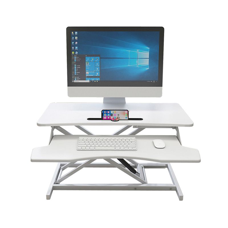 Folding Rectangular Shaped Office Laptop Table Wood in Black/White/Grey Clearhalo 'furn' 'furn_office_desk' 'Furniture' 'Office Desks' 'Office Furniture' 'office_desk' 1200x1200_95470e6e-6cfd-40f8-a427-a299b555d098