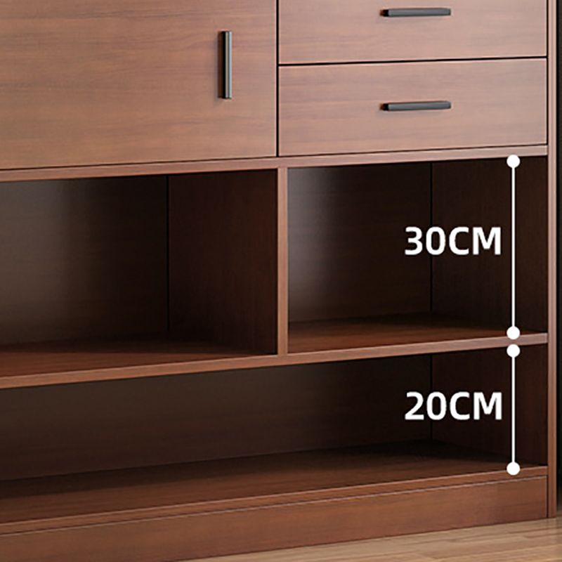 Libreria in legno ingegnerizzato multi -scaffali standard moderno libreria, 9,5 "w x 71,3" h