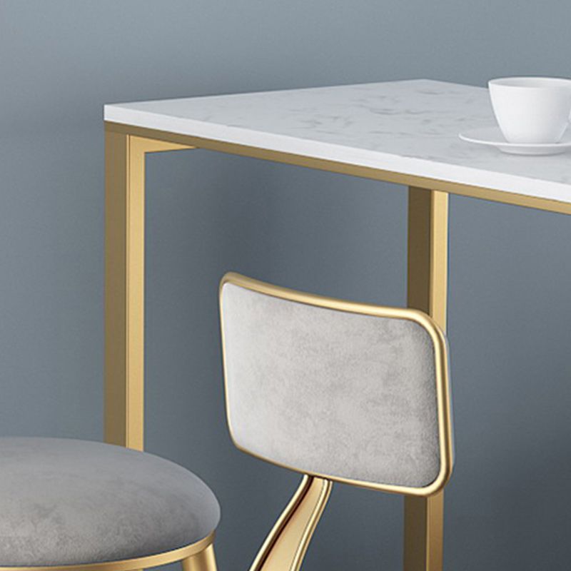 Artificial Marble Bar Table 42-inch Height Top Glam Style Bistro Table Clearhalo 'Bar Furniture' 'Bar Tables' 'bar_tables' 'furn' 'furn_bar_tables' 'Furniture' 'furniture_bar_tables' 'Kitchen & Dining Furniture' 1200x1200_954a01b9-a5d1-4634-a091-21a4654dd6cd