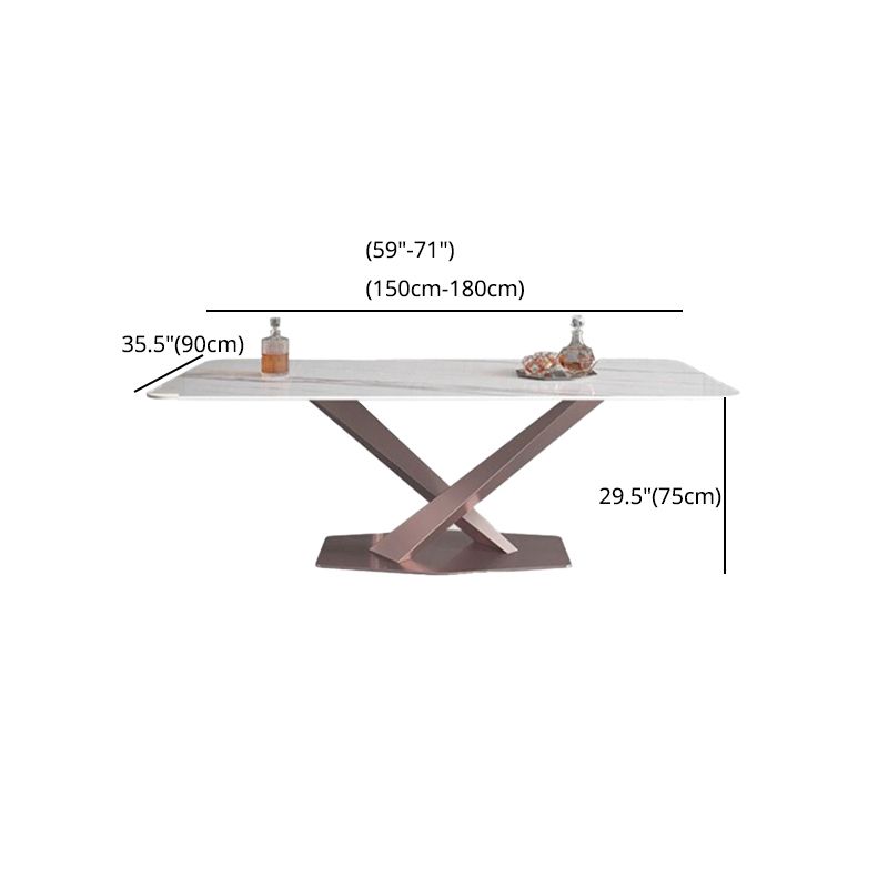 Nordic 1/2/5/6/7 Pieces Dining Set Sintered Stone Dining Table with Leather Chairs Clearhalo 'Dining Room Sets' 'Dining Tables & Seating' 'dining_room_set' 'furn' 'furn_dining_room_set' 'Furniture' 'furniture_dining_room_set' 'Kitchen & Dining Furniture' 1200x1200_954bae7c-bfce-45d6-a2ca-4cda717d9015