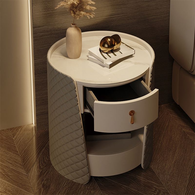 1 Drawer Glam Accent Table Nightstand Antique Finish Nightstand Clearhalo 'Bedroom Furniture' 'furn' 'furn_night_stand' 'Furniture' 'night_stand' 'Nightstands' 1200x1200_954bbfbd-5bce-4d7c-a017-a9510b84929c