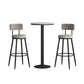 Modern Round Bar Table Set 1/3 Pcs Stone Top Bar Table and Leather Upholstered Stools Clearhalo 'Bar Furniture' 'furn' 'furn_home_bar_bar_sets' 'Furniture' 'Home Bars & Bar Sets' 'home_bar_bar_sets' 'Kitchen & Dining Furniture' 1200x1200_954d463b-c27e-48ff-920e-2efb63b7eaf3