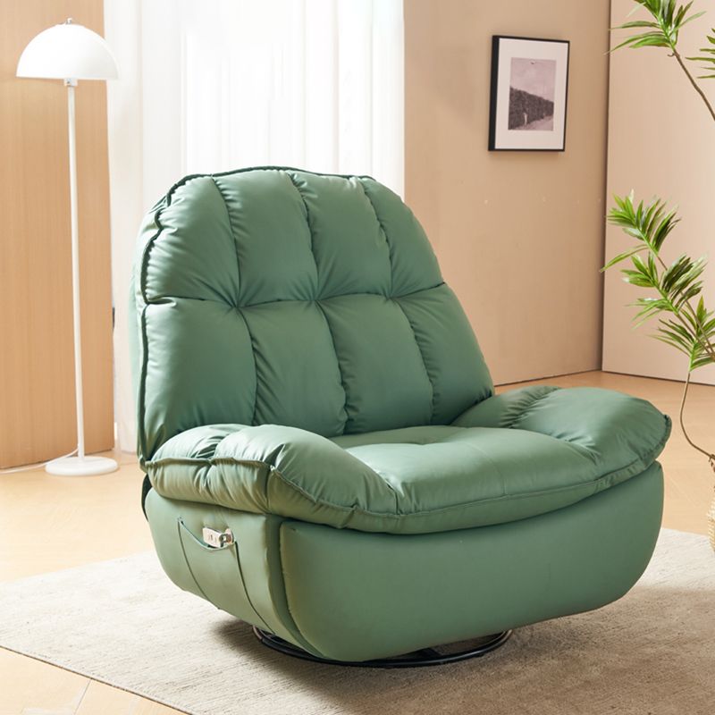 Tufted Faux Leather Recliner Chair Modern 44" Wide Single Reclining Chair with Storage Clearhalo 'Chairs & Seating' 'furn' 'furn_recliners' 'Furniture' 'Living Room Furniture' 'Recliners' 1200x1200_954eb7f4-12e9-4b48-afa4-7e3b5537117c