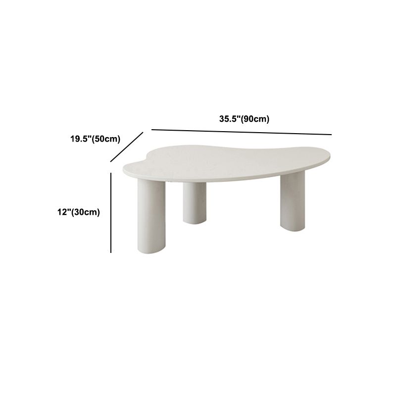 Tavolino da caffè a 3 gambe tavolino in ardesia minimalista per soggiorno