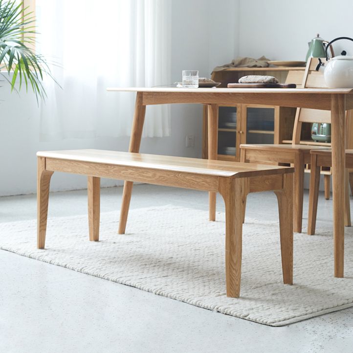 Modern Solid Wood Seating Bench 11.8" W Ottoman Bench with Legs Clearhalo 'Benches' 'Chairs & Seating' 'furn' 'furn_benches' 'Furniture' 'Living Room Furniture' 1200x1200_954fc492-47c7-4af9-8668-69c4971748ee