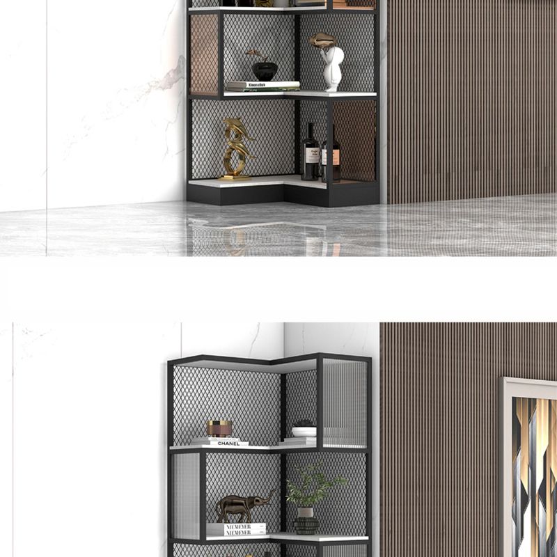 22 "étagères contemporaines de large étagères fermées en métal comprenant une bibliothèque