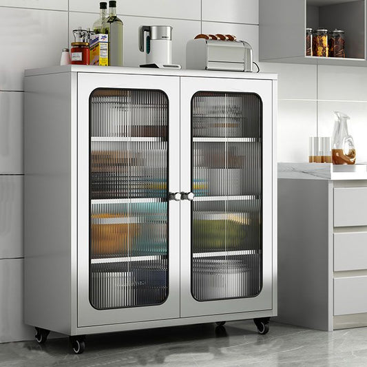 Moderne stijl bij metalen zijbord met een deur voor huisgebruik