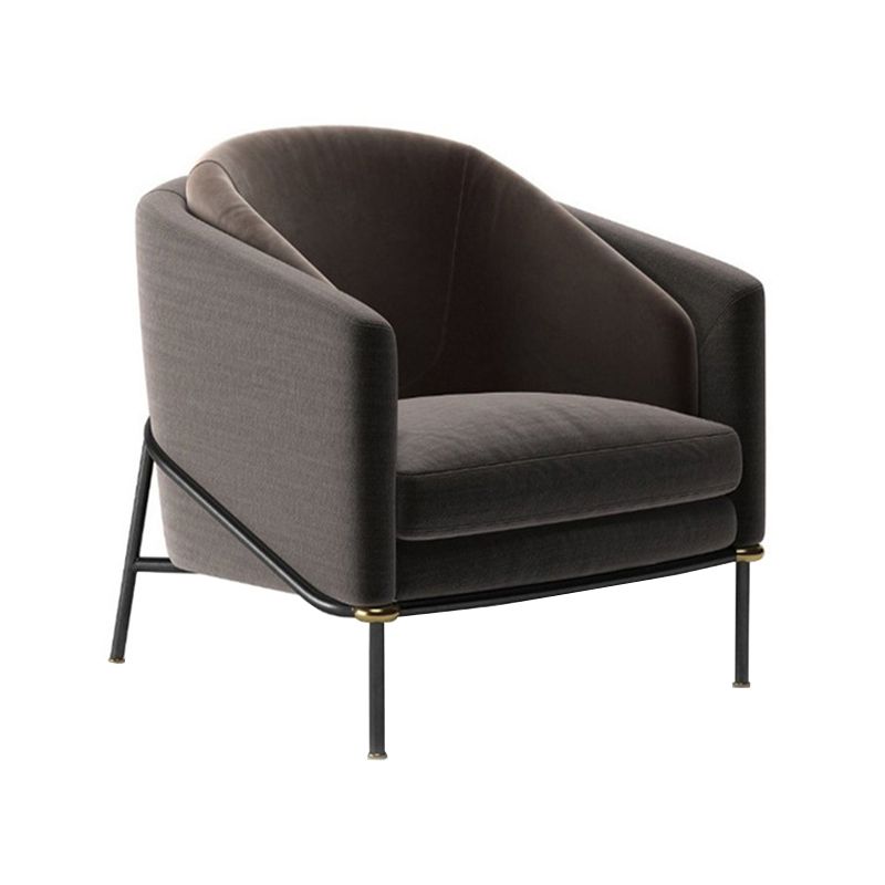 29.52" Wide Barrel Chair Arms Included Barrel Accent Chair with Basic Four Leg Clearhalo 'Accent Chairs' 'accent_chairs' 'Chairs & Seating' 'furn' 'furn_accent_chairs' 'Furniture' 'Living Room Furniture' 1200x1200_95531d37-ba80-4e8b-a776-e891a278faef