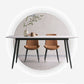 Black Metal Frame Industrial Rectangle Dining Table Sintered Stone Table for Dining Room Clearhalo 'Dining Tables & Seating' 'Dining Tables' 'dining_table' 'furn' 'furn_dining_table' 'Furniture' 'Kitchen & Dining Furniture' 1200x1200_9553c5be-bfed-47c2-b7d1-f64d7e0b4882