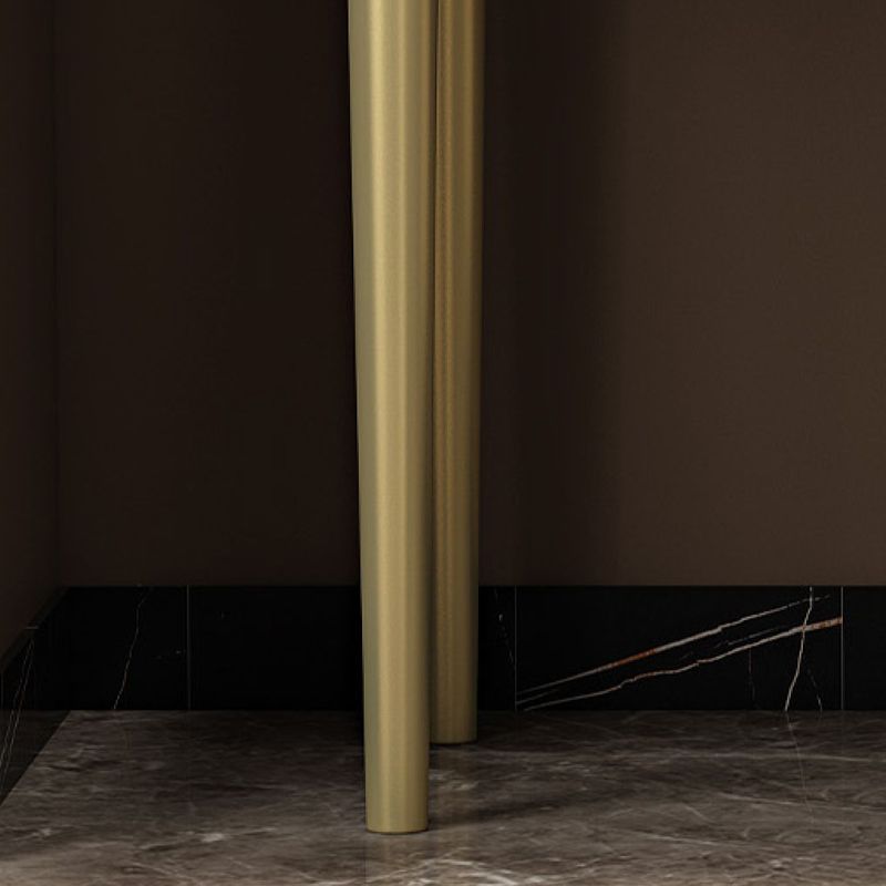 5 cassetti Vanity da tavolo da trucco in pietra per donne, 17,12 "d x 30.31" H, bianco/blu