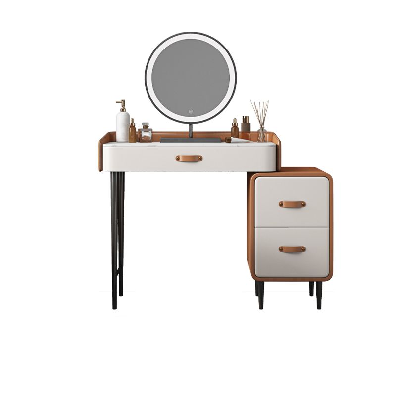 Tavolo da toeletta in legno in legno in legno massiccio in legno in legno massiccio in pietra con cassetti