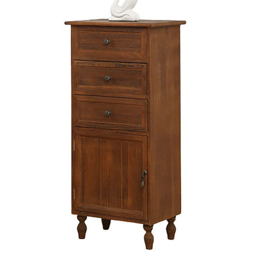 Industrial Accent Cabinet with 1 Door Turned Legs Storage Cabinet with Drawers Clearhalo 'Cabinets & Chests' 'cabinets_chests' 'furn' 'furn_cabinets_chests' 'Furniture' 'Living Room Furniture' 1200x1200_9555361a-5e26-4fe3-b071-2b8483e75967