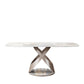 Modern Style Dining Rectangle Table Sintered Stone Table with Metal Legs for Home Clearhalo 'Dining Tables & Seating' 'Dining Tables' 'dining_table' 'furn' 'furn_dining_table' 'Furniture' 'Kitchen & Dining Furniture' 1200x1200_955837c3-5cf3-466f-af60-bf9ce55f9728
