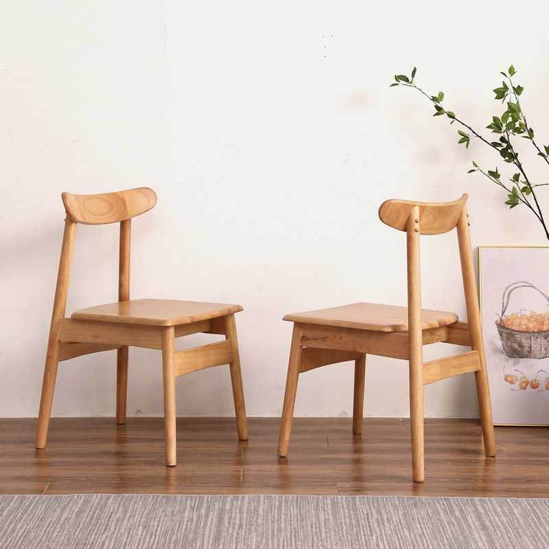 Contemporary Style Wood Dining Chair Stackable Ladder Back Arm Chair for Home Clearhalo ' kitchen&dining_furn' 'Dining Chairs' 'Dining Tables & Seating' 'dining_chair' 'furn' 'furn_dining_chair' 'Furniture' 'furniture_dining_chair' 'Kitchen & Dining Furniture' 'kitchen' 1200x1200_9558523f-8aa5-41e3-b3c9-7eec9f881696