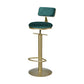 Low Back Bar Stools Adjustable Height Swivel Dining Stools with Metal Base Clearhalo 'Bar Furniture' 'Bar Stools' 'bar_stools' 'furn' 'furn_bar_stools' 'Furniture' 'Kitchen & Dining Furniture' 1200x1200_95591475-42f1-4f60-b797-9b301df859d0