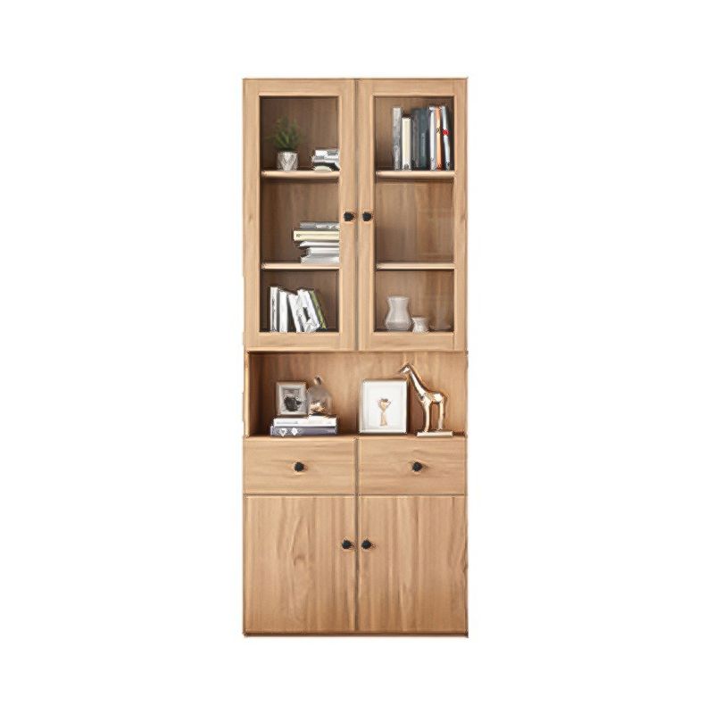 Solid Wood Bookcase Contemporary Style Bookshelf for Home Office Study Room Clearhalo 'Bookcases' 'furn' 'furn_bookcases' 'Furniture' 'Office Furniture' 1200x1200_9559e262-b4f2-4c4c-92f7-a3c9e1acb3bb