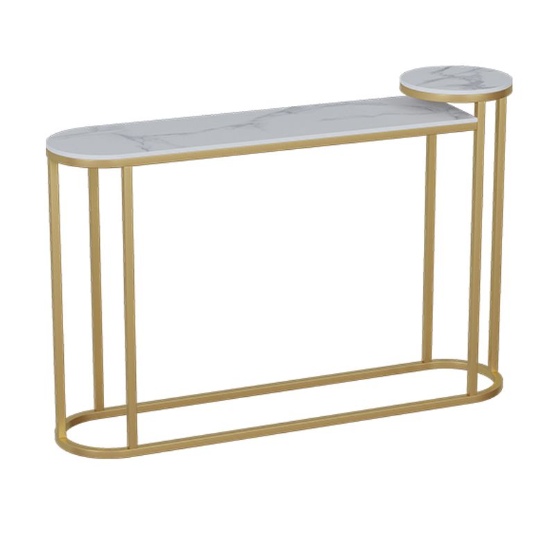 Tavolo console in pietra glam tavolo divano console di ferro dorato per sala