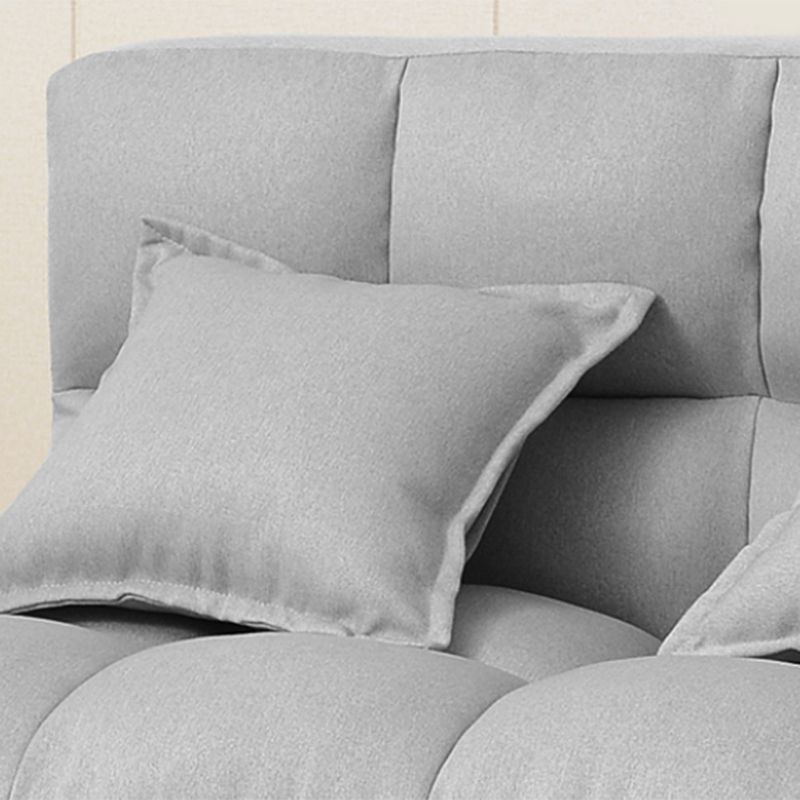 Tela ajustable sofá galleta retrospectiva 47.6 "w amadrino de brazo acampanado