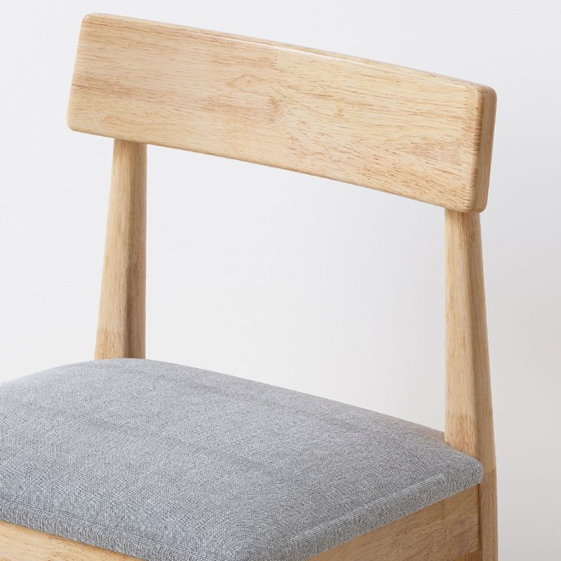 Industrial Wood Dining Chair Home Armless Upholstered Open Back Single Dining Side Chair Clearhalo ' kitchen&dining_furn' 'Dining Chairs' 'Dining Tables & Seating' 'dining_chair' 'furn' 'furn_dining_chair' 'Furniture' 'furniture_dining_chair' 'Kitchen & Dining Furniture' 'kitchen' 1200x1200_955dd994-7556-4ac3-919c-4d3298fdd266