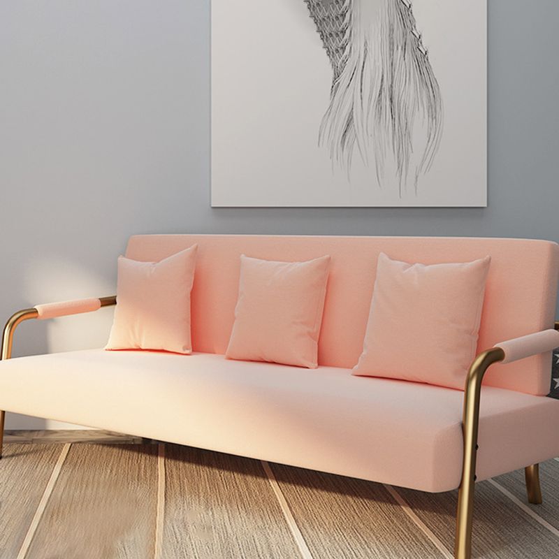 Modern Macaroon Velvet Sofa Tuxedo Arm Standard Tight Back Sofa Clearhalo 'furn' 'furn_sofas' 'Furniture' 'furniture_sofas' 'kitchen' 'kitchen_sofas' 'Living Room Furniture' 'Sofa' 'sofas' 1200x1200_95605fa8-9286-4265-bc20-82f5f4d0ec60